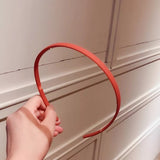 New Satin Hair Band Girls Solid Color Headband Wide Padded Hair Hoop Headwear Wholesale Fashion Hair Accessories for Women