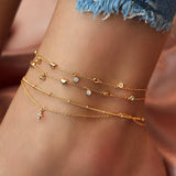 FNIO Bohemia Chain Anklets for Women Foot Accessories  Summer Beach Barefoot Sandals Bracelet ankle on the leg Female