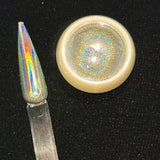 Holographic Nail Powder Chrome Laser  Magic Mirror Glitter Rub Dust Flakes High Quality Shinning Manicure Decoration Pigment FT2