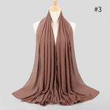 Luxury gold Chiffon Head Scarf solid Soft Long Muslim Scarves For Women Hijab musulman femme Shawl and Wrap foulard islamique