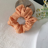 New Knitted Hair Scrunchie Headband for Women Solid Color Velvet Elastic Hair Bands Rings Girls Hair Accessories Headwear