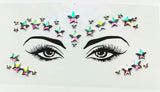 3D Sexy  face tattoo stickers Temporary tattoos  glitter fake tattoo  rhinestones for woman  Party face Jewels tatoo