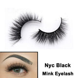 Mtcytea 3D Handmade Mink Eyelashes Brown Thick Long Faux Eyelash Natural Messy Cross Lashes For Lash Extension New  Makeup Tools