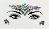 3D Sexy  face tattoo stickers Temporary tattoos  glitter fake tattoo  rhinestones for woman  Party face Jewels tatoo